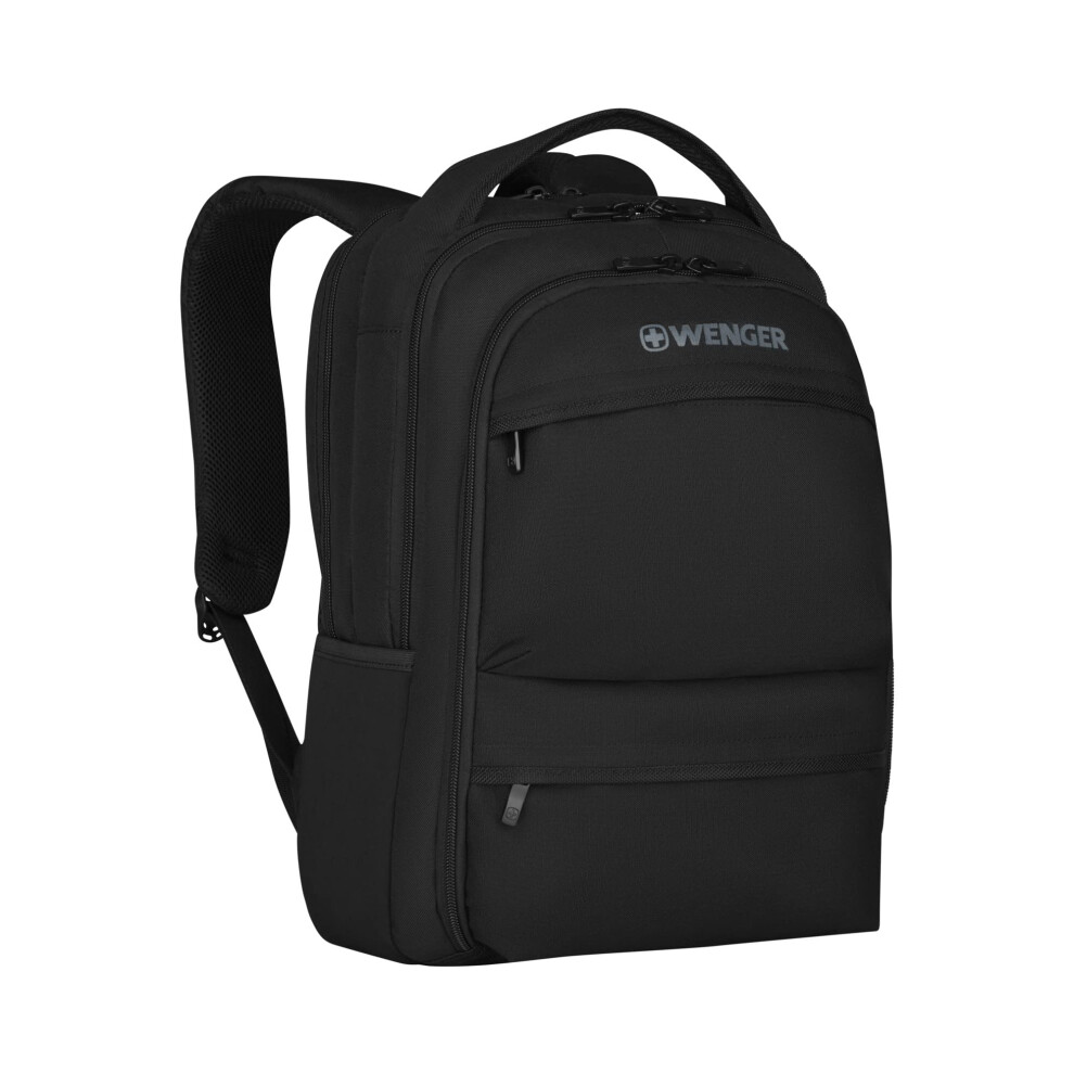 600630 FUSE 16' Laptop Backpack , Padded laptop compartment with iPad/Tablet / eReader Pocket in Black {20 Litres}