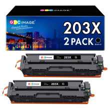 Toner Cartridges Replacement for HP 203X 203A CF540X CF540A Compatible with Color Laserjet Pro MFP M281fdw M281fdn M280nw M254dw M254nw M254dn(Black,