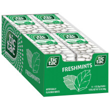 Tic Tac Freshmints 12 Count White Mint Candy - Gluten Free, Sugar Free - 10009800007711
