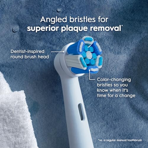 Oral-B iO Ultimate Clean Replacement Brush Heads, White, 2 Count 1