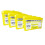Bin, 1 Litre, Yellow, Pack of 4 1