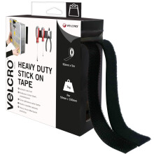 Brand Heavy Duty Stick On Tape Cut-to-Length Industrial Extra Strong Double Sided Hook & Loop Self Adhesive Tape Perfect for Room Décor & Home,
