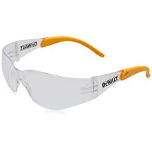 DPG54-1D PROTECTOR Clear High Performance Lightweight Protective Safety Glasses With Wraparound Frame -Yellow/Clear (Packaging may vary)