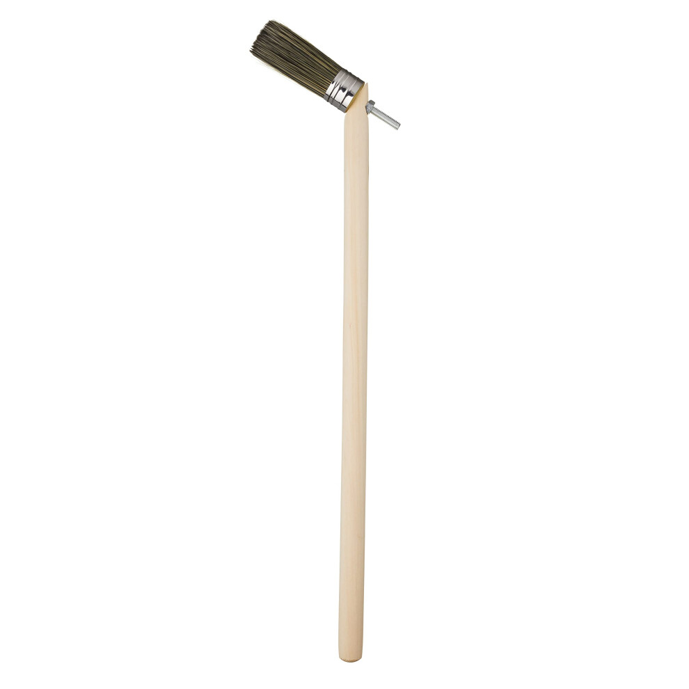 Prodec 1" Striker Brush With 15" Long Reach Handle For Painting Difficult And Awkward Areas Including High Walls, Ceilings, Corners, Behind Pipes - Suitable