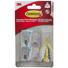 17031SS-4EF Small Stainless Steel Metal Hooks, One Size