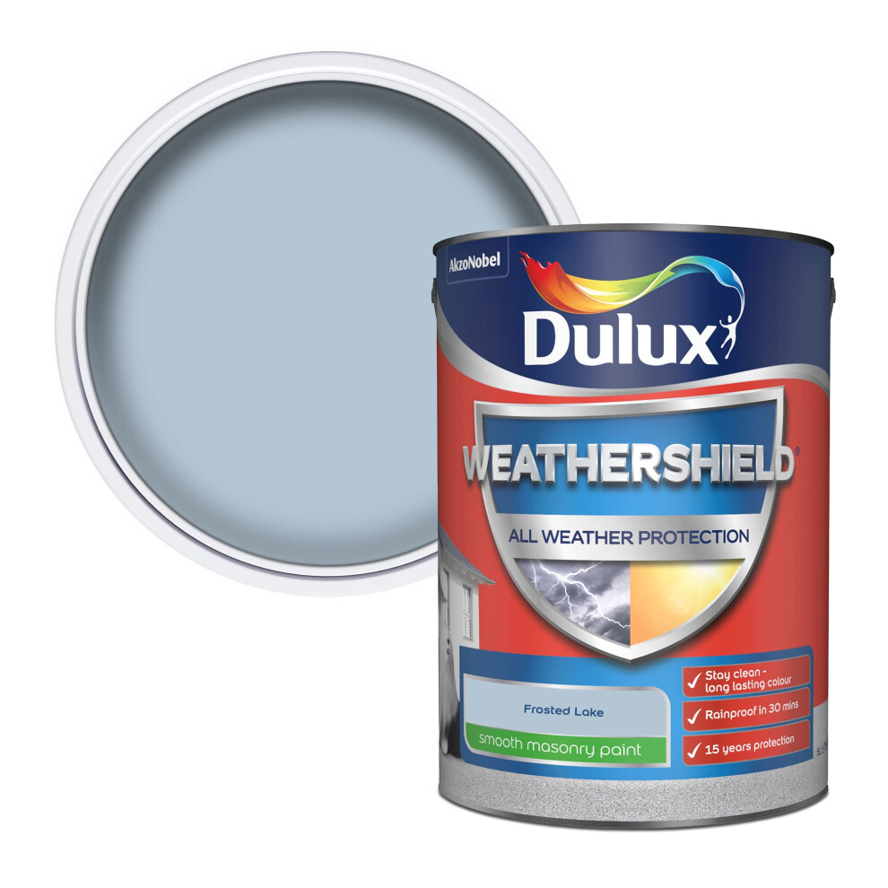 Weathershield Smooth Masonry Paint - Frosted Lake - 5L