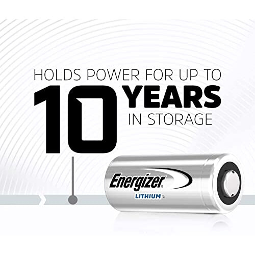 Energizer e2 Lithium Photo Battery, 123, 3V, 2/Pack 2