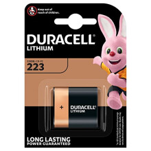 Duracell Lithium Battery 223, 6 xSingle in Blister Pack (6 Batteries)