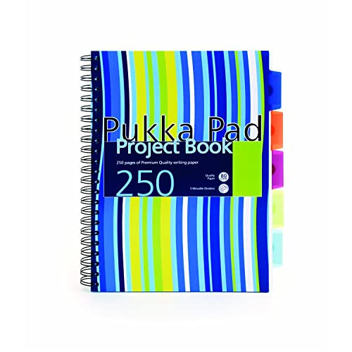 Pukka A4 Project Book, Pink or Blue 2
