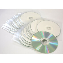 10x Blank Discs CD CD-R 52x Diamond Silver/White Printable in Sleeves