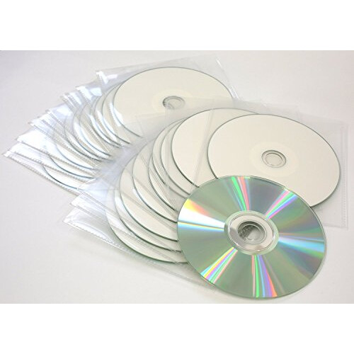 10x Blank Discs CD CD-R 52x Diamond Silver/White Printable in Sleeves