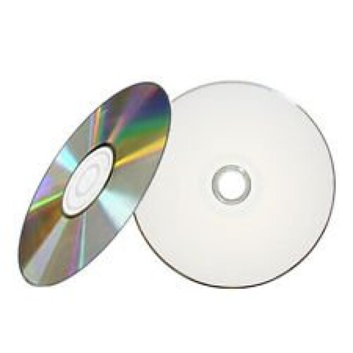 10x Blank Discs CD CD-R 52x Diamond Silver/White Printable in Sleeves 1