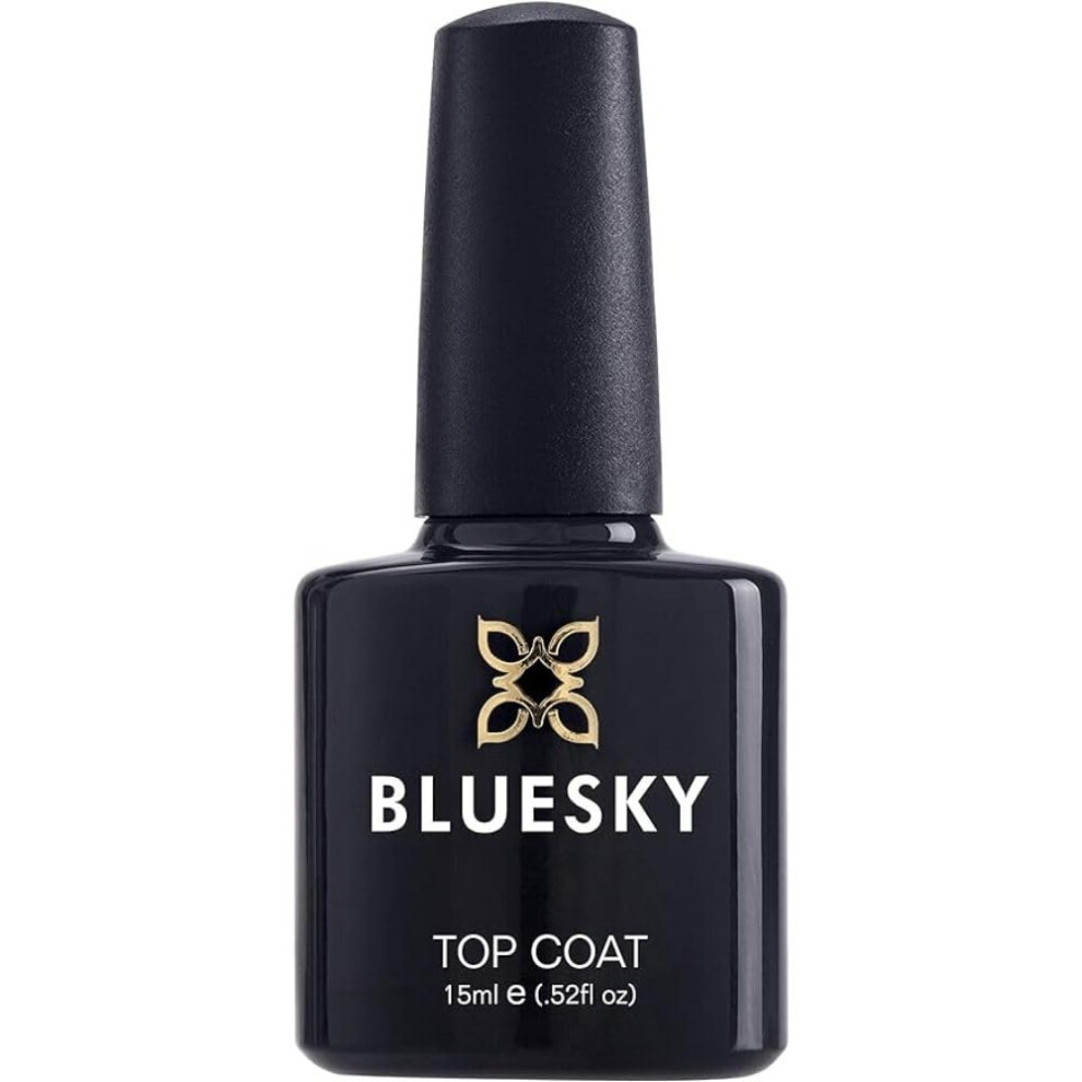 Gel Nail Polish, Top Coat, 15 ml (Requires Curing Under UV/LED Lamp)