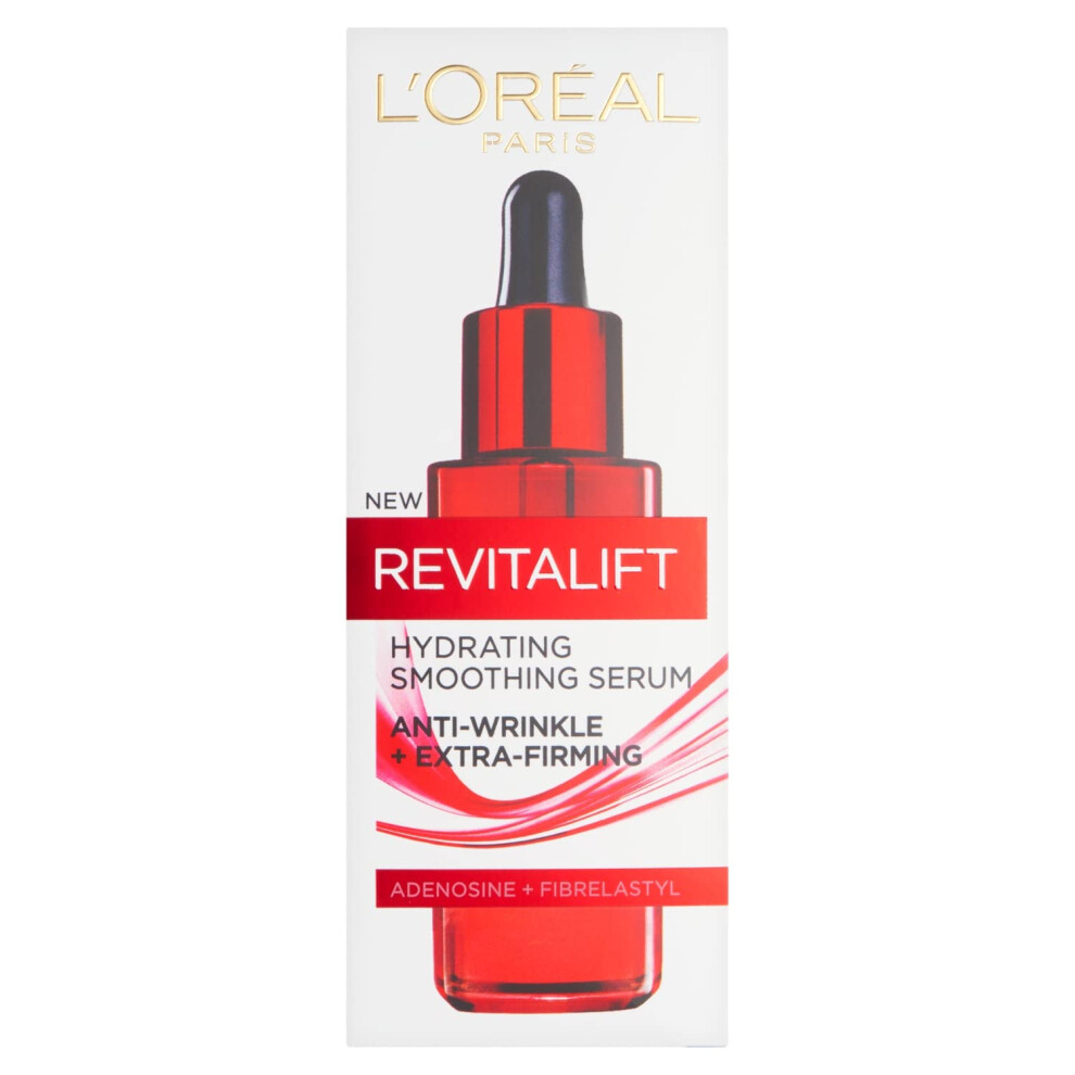 LâOrã©Al Paris Revitalift Hydrating Smoothing Serum, With Pro Retinol, Anti-Wrinkle And Firming, 30Ml