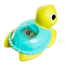 Room & Bath Thermometer - BPA Free - Accurate Temperature Gauge (Turtle)