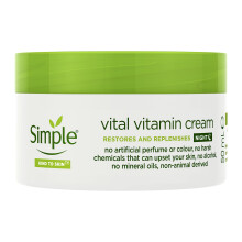 Kind to Skin Vital Vitamin Night Cream restores and replenishes skin face moisturiser 50 ml