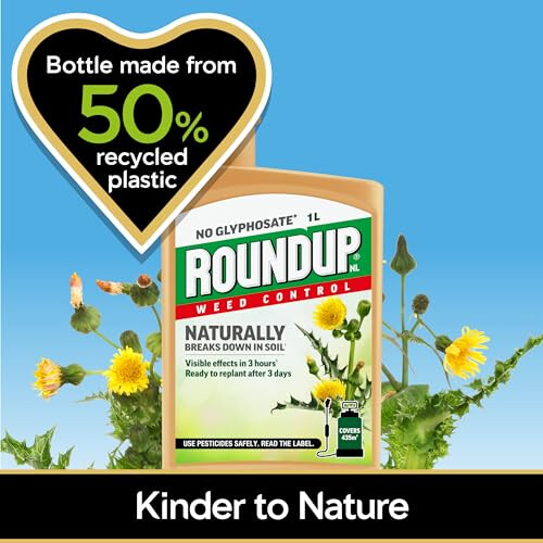 Roundup Naturals Weed Killer - Concentrate (Glyphosate-Free) - 140 ml 2