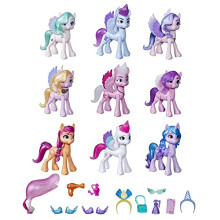 My Little Pony: A New Generation Royal Gala 9 Pony Figures - 13 Accessories, 7.5 cm Articulated Figures (Amazon Exclusive)