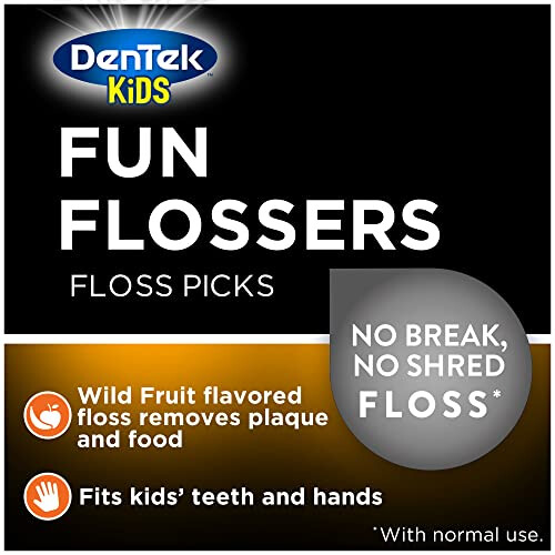 Kids Fun Flossers, Wild Fruit, 90 Count 1