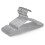 KEPLIN 20 Pack Heavy Duty Rubber Coated Metal Hangers, Grey 1