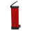 Curver Metal Effect 70% Recycled Kitchen Pedal Touch Deco Bin 50 Litres - Red 3