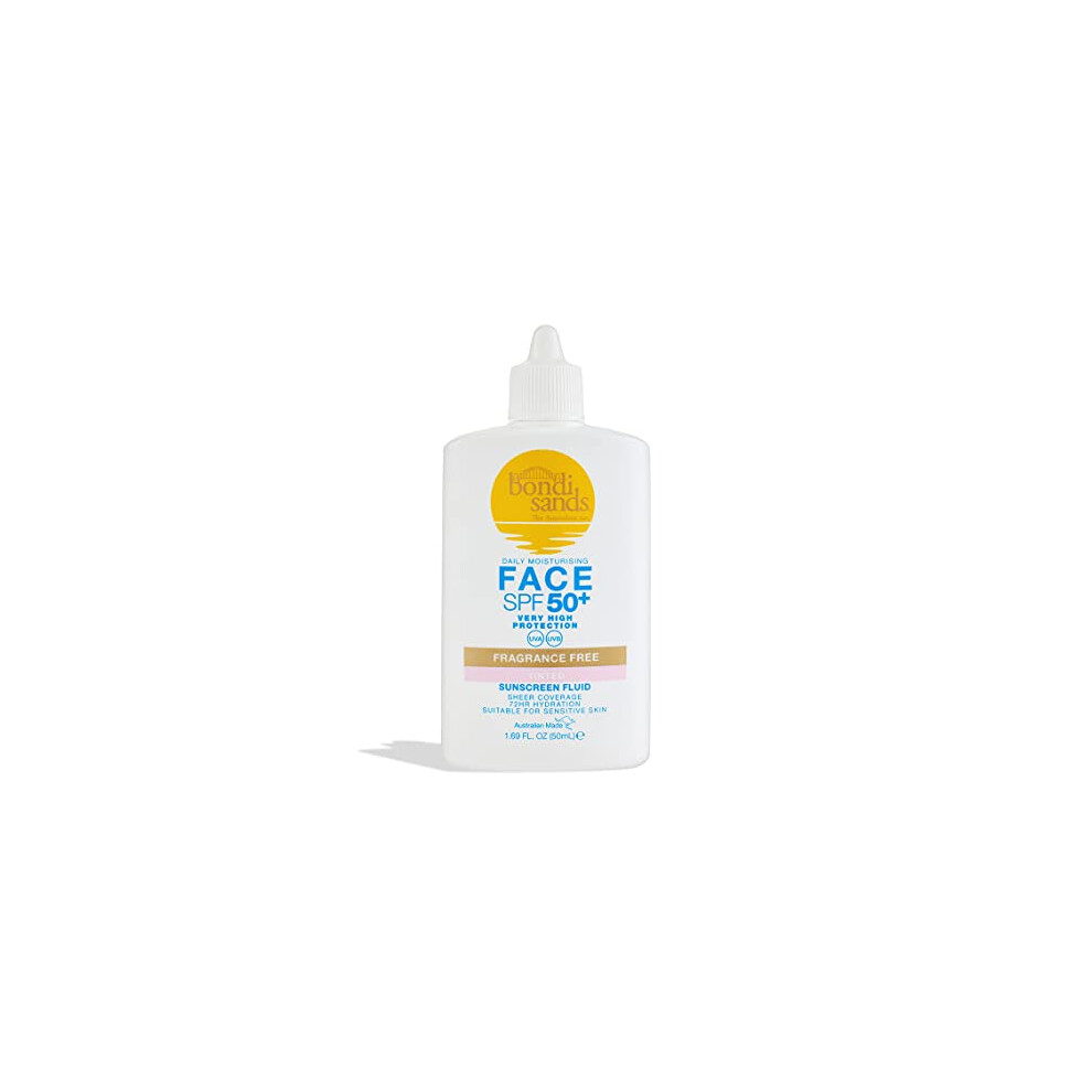 SPF 50+ Fragrance Free - Tinted Face Fluid 50mL