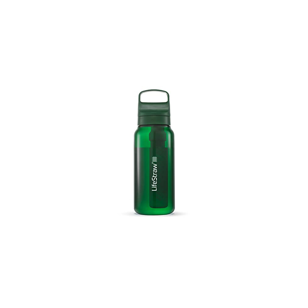 Go Series â BPA-Free Water Filter Bottle for Travel and Everyday Use Removes Bacteria, Parasites and Microplastics, Improves Taste, 1L Terrace Green-image-OPC-PDT96WC-NEW