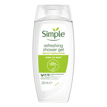 Kind to Skin Refreshing Shower Gel pack of 6 body wash with natural cucumber extract for dry skin 225 ML