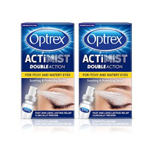 ActiMist 2-in-1 Eye Spray for Itchy Hayfever Allergy Plus Watery Eyes - 10 ml (Pack of 2)