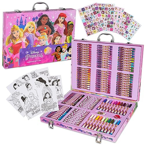 Stitch Art Set for Kids 130+ Pieces Frozen Colouring Pencils Colouring ...