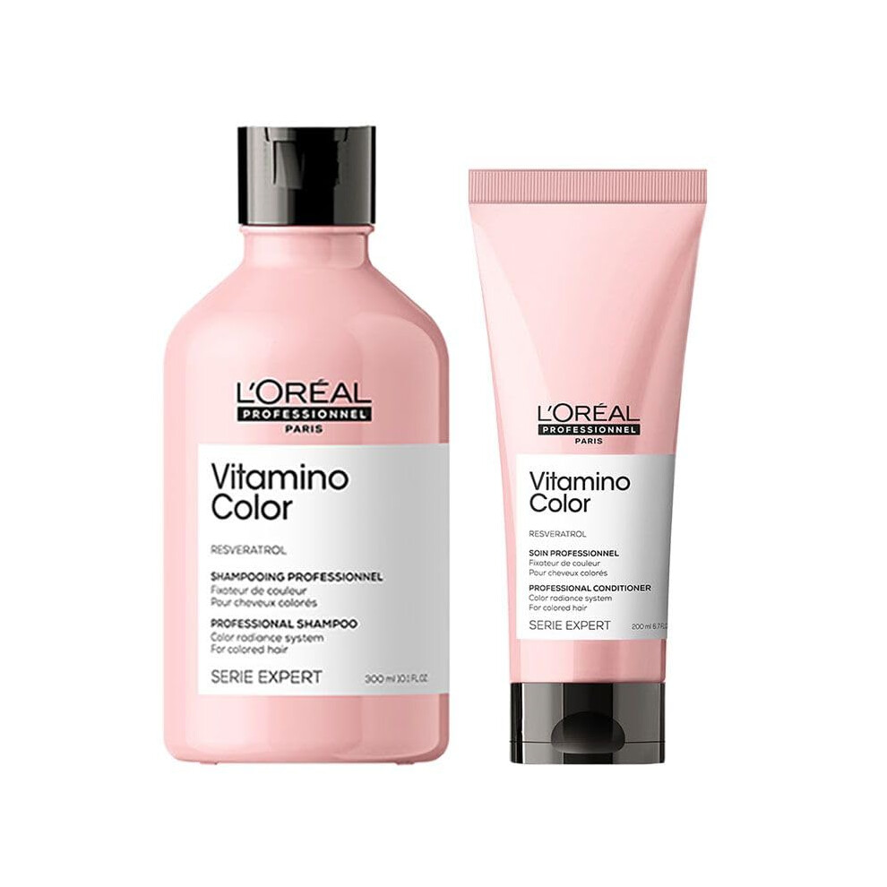 Professionnel Serie Expert DUO Vitamino Color Shampoo 300ml and Conditioner 200ml