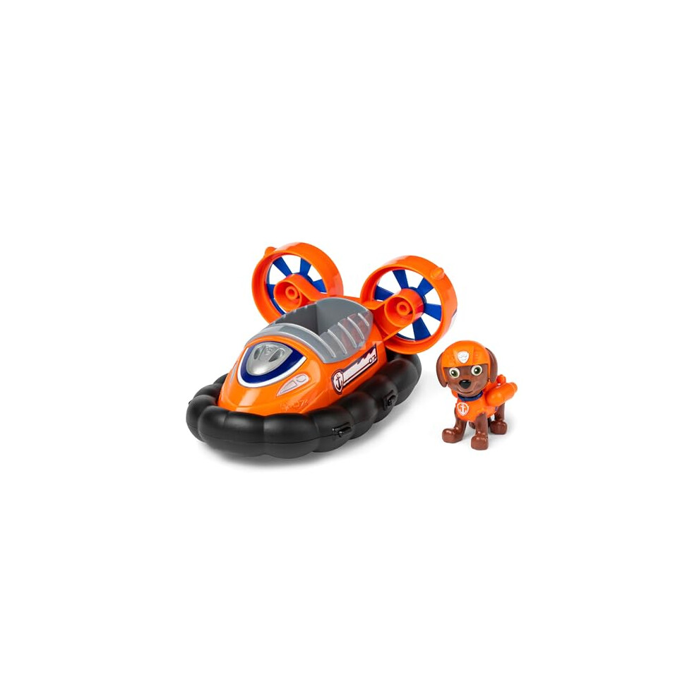 Paw Patrol , Zuma's Hovercraft, Toy Vehicle With Collectible Action Figure, Sustainably Minded Kids' Toys For Boys & Girls Aged 3 And Up