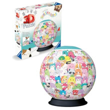 Squishmallows 3D Jigsaw Puzzle for Adults and Kids Age 6 Years Up - 72 Pieces - No Glue Required