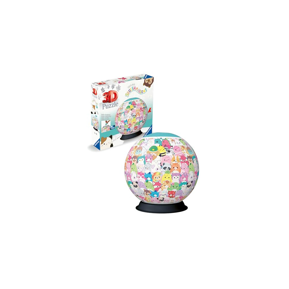 Squishmallows 3D Jigsaw Puzzle for Adults and Kids Age 6 Years Up - 72 Pieces - No Glue Required