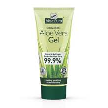 Aloe Pura Aloe Vera Skin Gel 200ml - Soothes Dry Skin, Sunburn & Chapped Skin; Calms Stretch Marks & Scars; Vegan