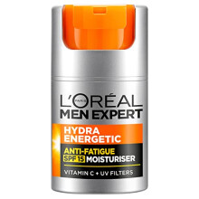 L'Oréal Paris men expert SPF 15 Hydra Energetic Anti Fatigue Moisturiser, White, 50 ml (Pack of 1)