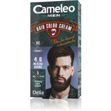 Men - Permanent Hair Dye | Medium Brown Colour for Hair Beard & Moustache | Natural Colour Effect in 5 Minutes | Cover Grey Hair | Ammonia FREE | 30ml