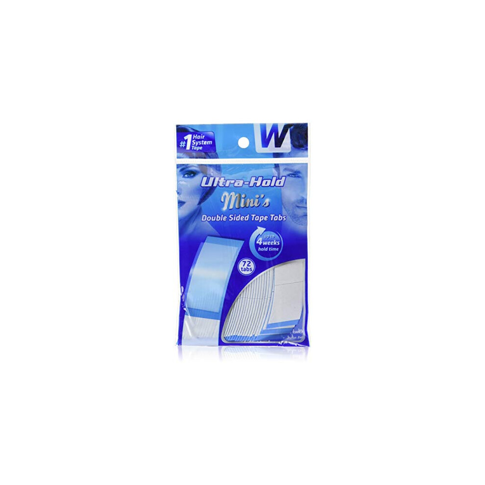Walker Tape Walker's Ultra Hold Minis Adhesive Tape Strips 72 Pack