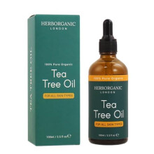 Anti-bacterial Tea Tree Oil – 100 ml – Organic – Antiseptic – For Acne and Redness of Skin – For Pimples and Nail Fungus – Aromatherapy