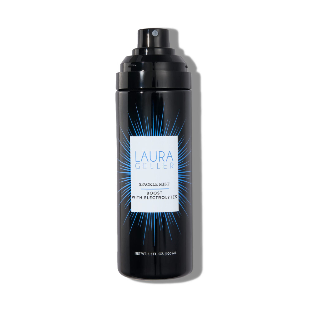 LAURA GELLER NEW YORK Spackle Mist Boost Setting Spray with Electrolytes - Long-Lasting Makeup Spray with Blue Light Protection - Dewy Skin Makeup