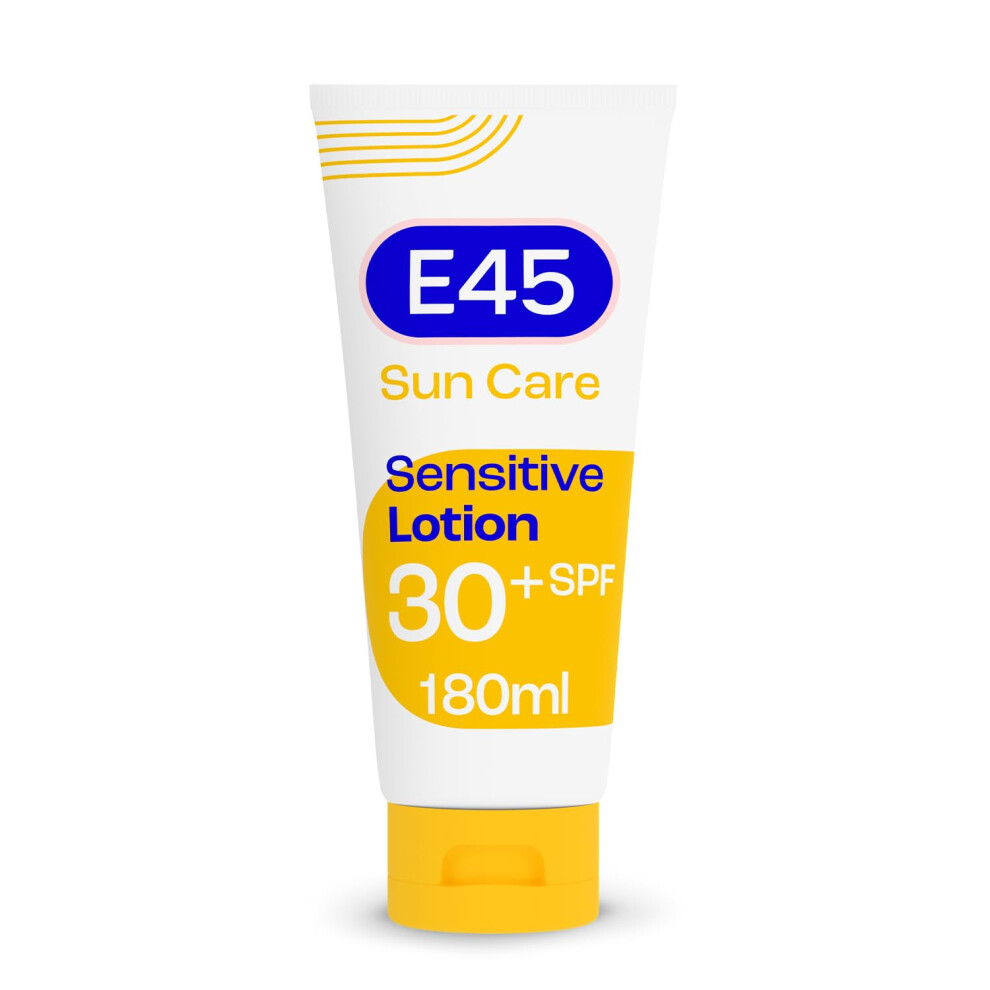 Sun SPF30 Sensitive Sun Cream with Vitamin E - UVA and UVB Protection- Fragrance-Free and Dermatologically Tested Sun Lotion For Body - Suitable For