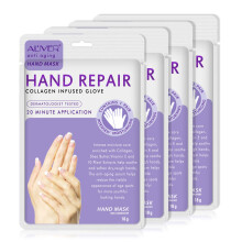 Hand Mask Hand Moisturizing Gloves Mask for Dry,Cracked Hands and Anti-aging,Repair Rough Skin (4 Packs, Lavender)