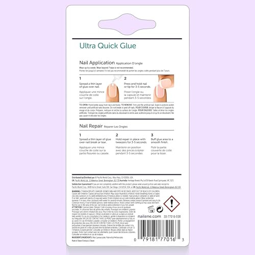Ultra-Quick Nail Glue Clear 3g 1