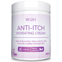 Soothing Relief Cream (250 ml), Steroid-Free Anti-Itch Cream w/Oat Extract for Itchy Skin & Body, Dry Skin Moisturising Cream by Next Gen U