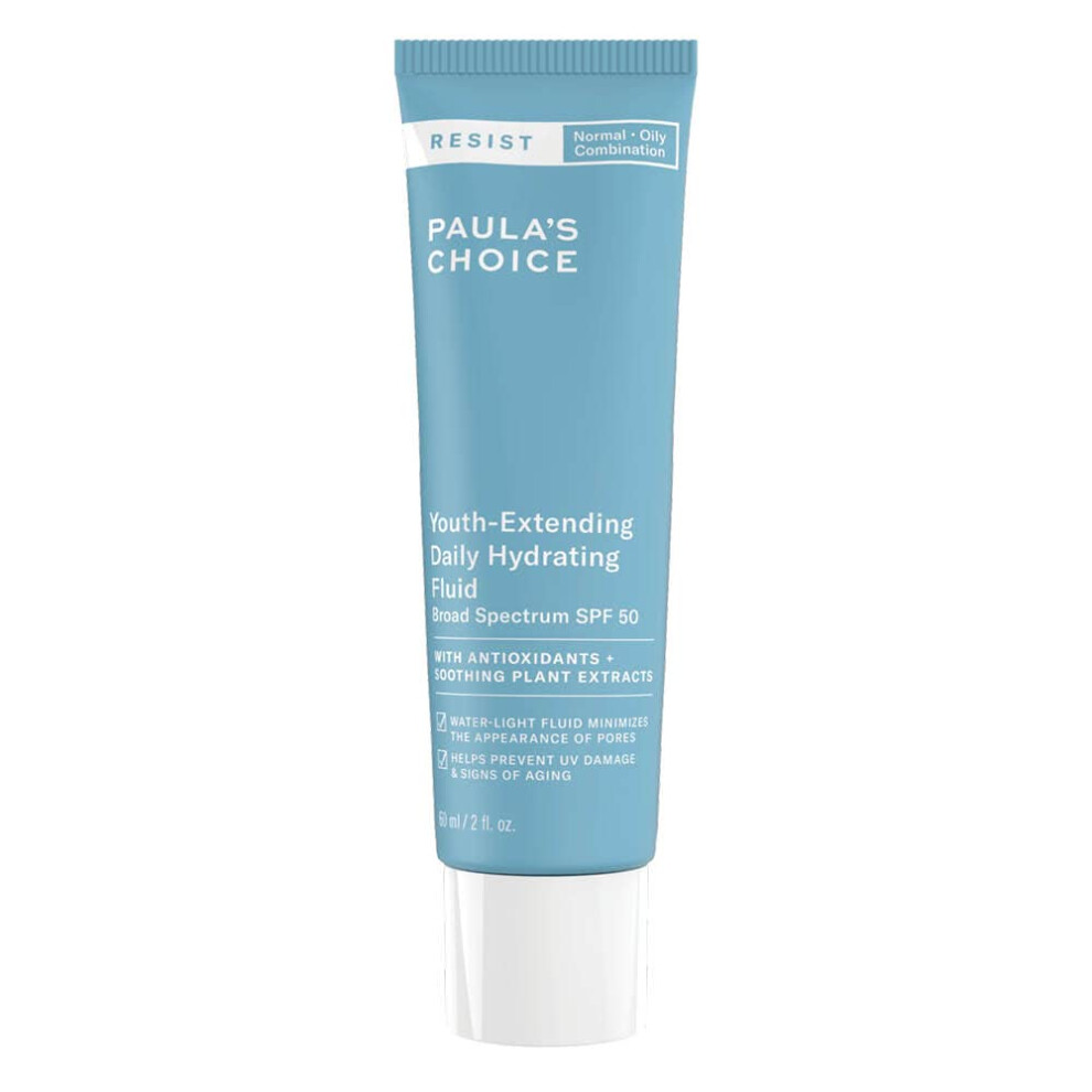 Paula's Choice RESIST Moisturiser SPF 50 - Anti Aging Day Cream Reduces Blackheads & Brown Spots - Sun Protection with a Soft Matte Finish -