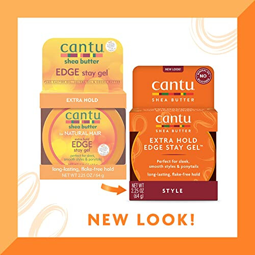 Cantu Extra Hold Edge Stay Gel 64g 1