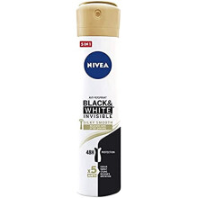 Black & White Invisible Silky Smooth Spray, 1 x 200 ml, Antiperspirant Deodorant for Soft Skin, Deodorant Spray to Protect Clothes