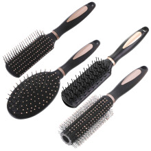 Pack of 4 Hair Brush Set Anti Static Massage Oval Comb Round Hair Brush Vent Hair Brush Detangling Brush Paddle Brush for Women Men Kid All Wet or Dry