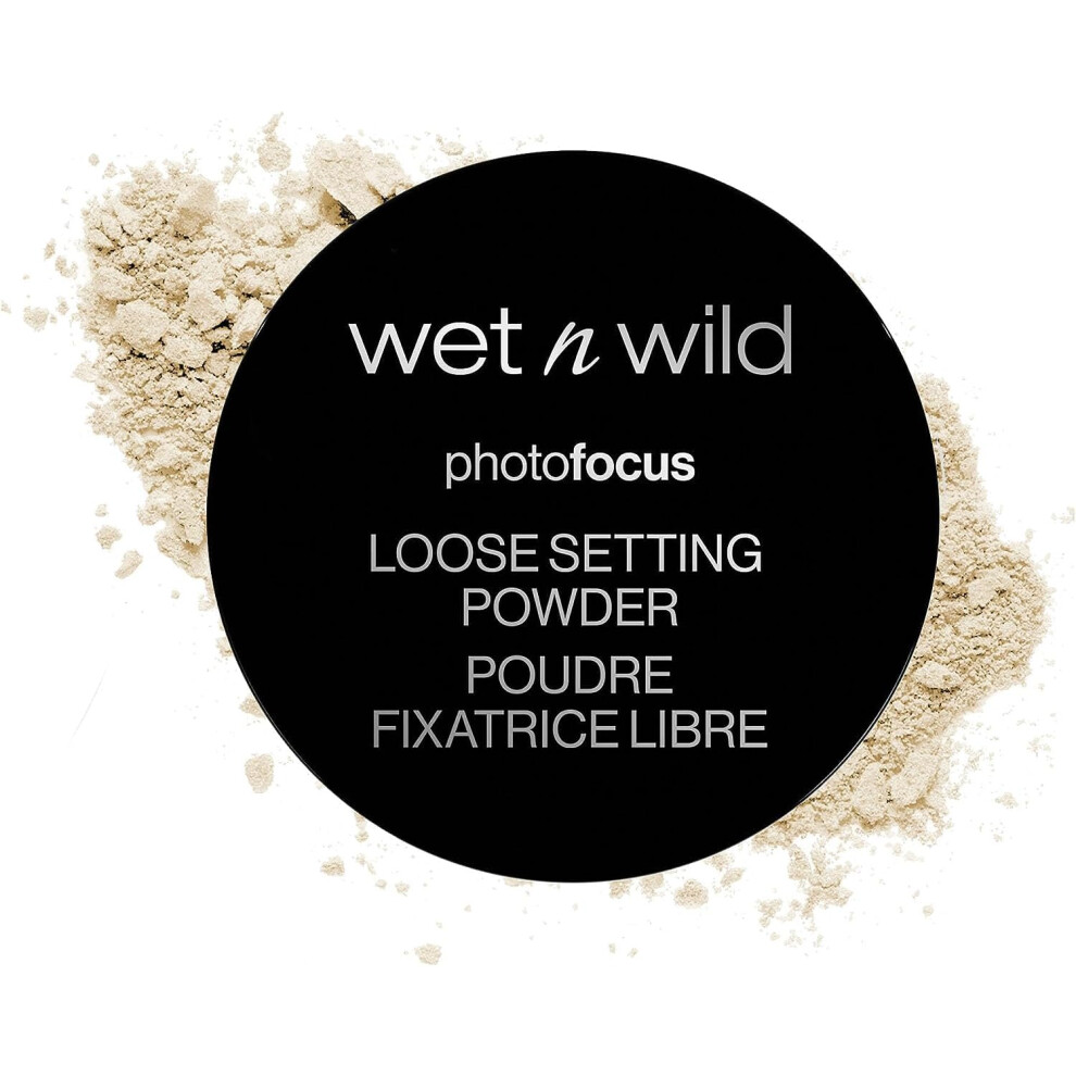 Photo Focus Loose Setting Powder, Silky Weightless Setting Powder To Set, Mattify, Absorb Oil And Bake, Soft-Focus Effect, Translucent Shade, 20g