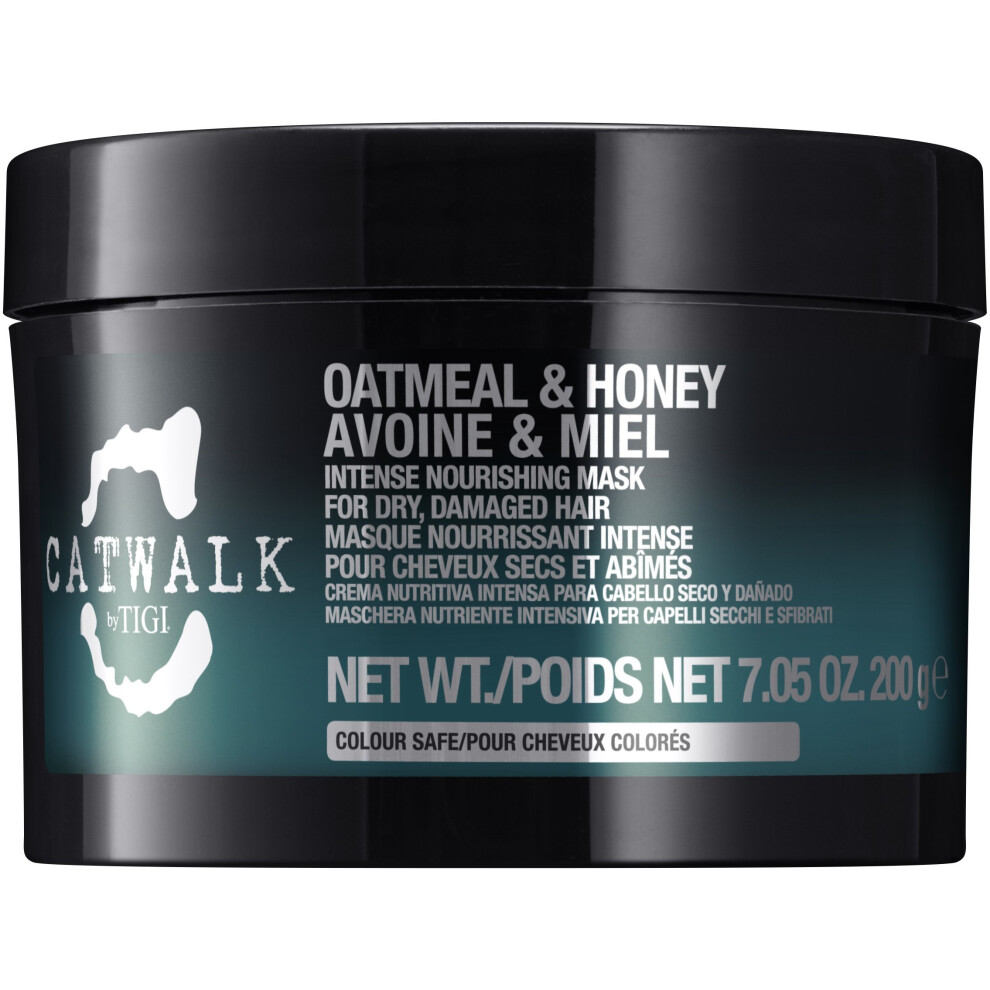 by TIGI - Oatmeal & Honey Hair Repair Mask Treatment - Ideal for Damaged Hair - 200 g